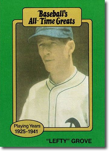 10-Count Lot 1987 Lefty Grove Hygrade All-Time Greats