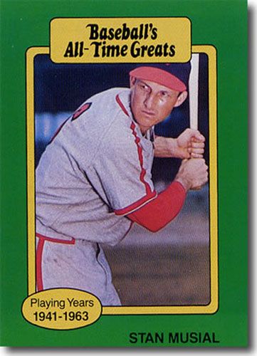 10-Count Lot 1987 STAN MUSIAL Hygrade All-Time Greats