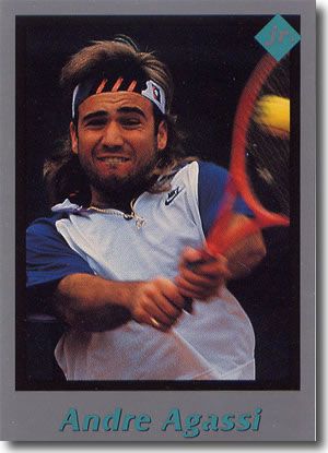 5-Count Lot 1991 Andre Agassi Mint Tennis RCs