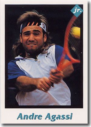 Andre Agassi Rare 1991 Tennis Rookie Cards 10 count lot all 10 Agassi Rookie Cards