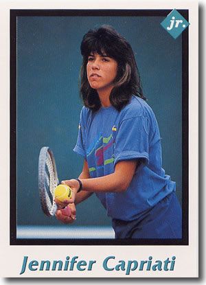 10-Count Lot 1991 Jennifer Capriati White Tennis RCs