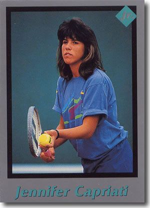 10-Count Lot 1991 Jennifer Capriati Silver Tennis RCs