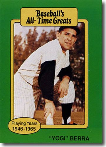 5-Count Lot 1987 Yogi Berra Hygrade All-Time Greats