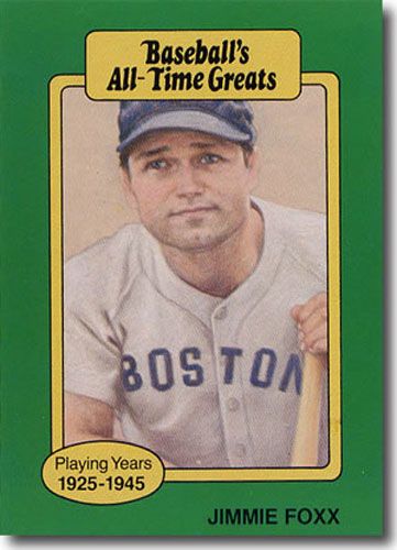 5-Count Lot 1987 JIMMIE FOXX Hygrade All-Time Greats