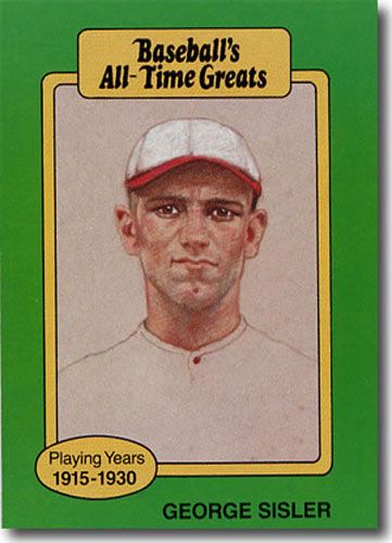 5-Count Lot 1987 George Sisler Hygrade All-Time Greats