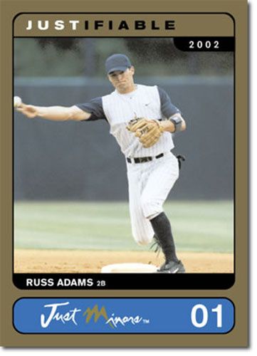 5-Count Lot 2002 Russ Adams Gold Rookies Mint RC #/1000