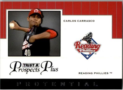 2007 CARLOS CARRASCO TriStar Prospects Plus Rookie PROTENTIAL RC