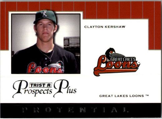 10-Count Lot 2007 CLAYTON KERSHAW TriStar Prospects Plus Rookies PROTENTIAL RCs
