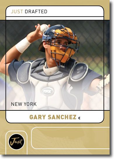 GARY SANCHEZ 2011 Just DRAFTED Rookie Mint GOLD Parallel RC #/100
