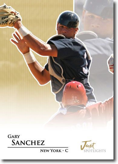 GARY SANCHEZ 2011 Just SPOTLIGHTS Rookie Mint GOLD Parallel RC #/100
