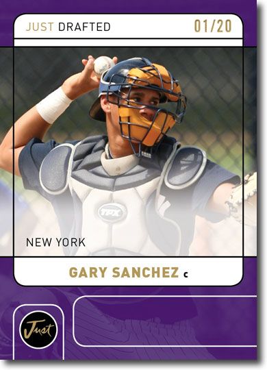 GARY SANCHEZ 2011 Just DRAFTED Rookie Mint PURPLE Parallel RC #/20