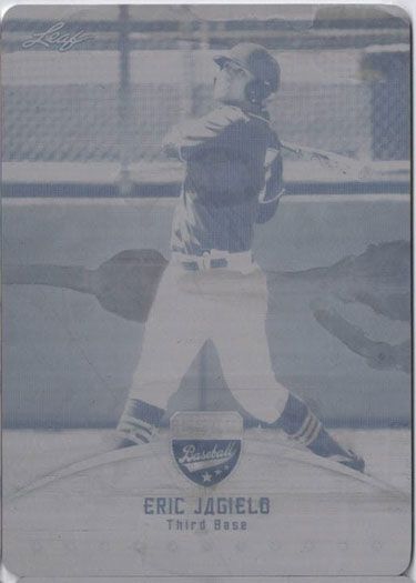 ERIC JAGIELLO 2014 Leaf Rookie Baseball Press Plate YANKEES 1/1