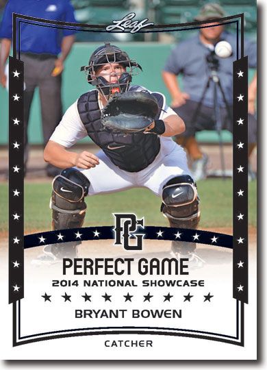 10-Count Lot BRYANT BOWEN 2014 Leaf Perfect Game All-American Rookies 