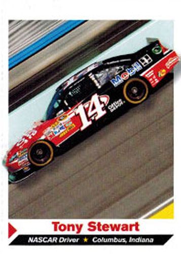 2012 Sports Illustrated SI for Kids #117 TONY STEWART Auto Racing Card