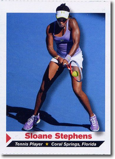 2013 Sports Illustrated SI for Kids #220 SLOANE STEPHENS Tennis Card UNCUT SHEET