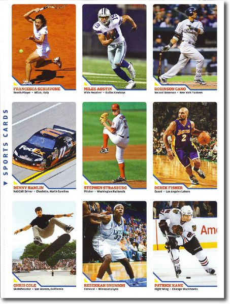 (10) 2010 Sports Illustrated SI for Kids #487 FRANCESCA SCHIAVONE Tennis Cards