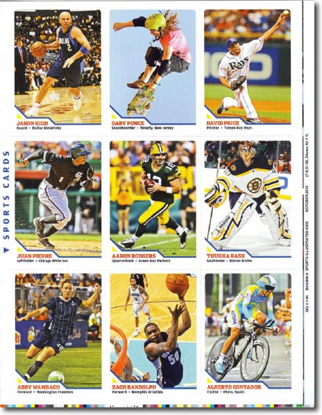 (10) 2010 Sports Illustrated SI for Kids #510 TUUKKA RASK Hockey Cards