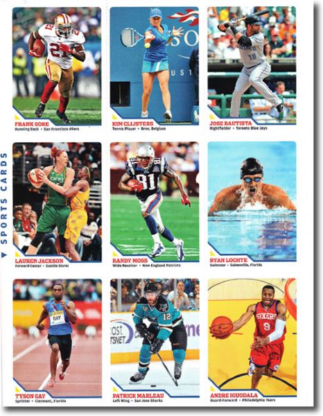 (10) 2010 Sports Illustrated SI for Kids #515 KIM CLIJSTERS Tennis Cards
