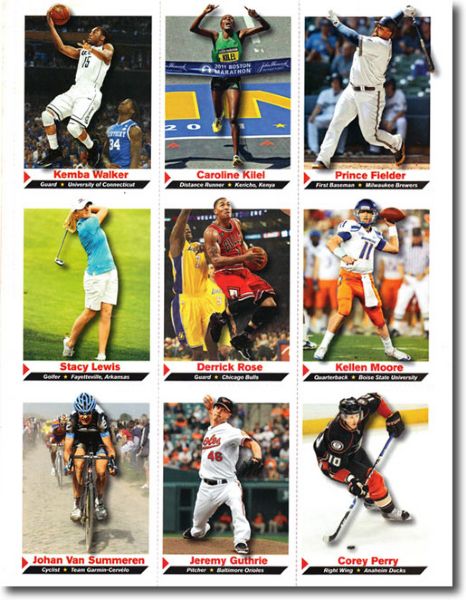 (10) 2011 Sports Illustrated SI for Kids #40 STACY LEWIS Golf Cards