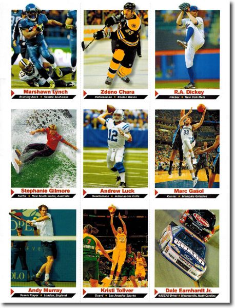 (10) 2012 Sports Illustrated SI for Kids #187 ANDY MURRAY Tennis Cards