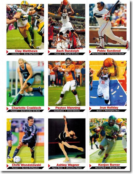(10) 2013 Sports Illustrated SI for Kids #202 CHARLOTTE CRADDOCK Field Hockey