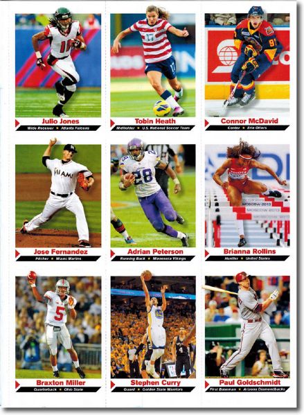(10) 2013 Sports Illustrated SI for Kids #281 TOBIN HEATH Soccer Rookie Cards