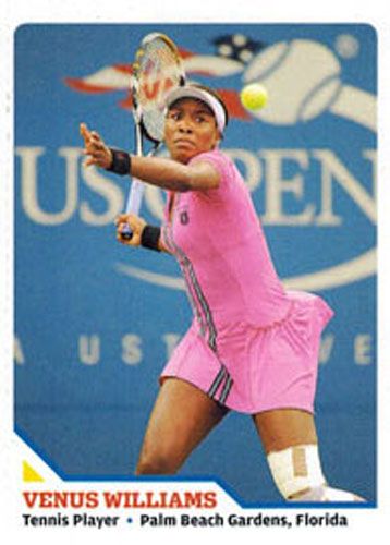 (25) 2010 Sports Illustrated SI for Kids #476 VENUS WILLIAMS Tennis Cards