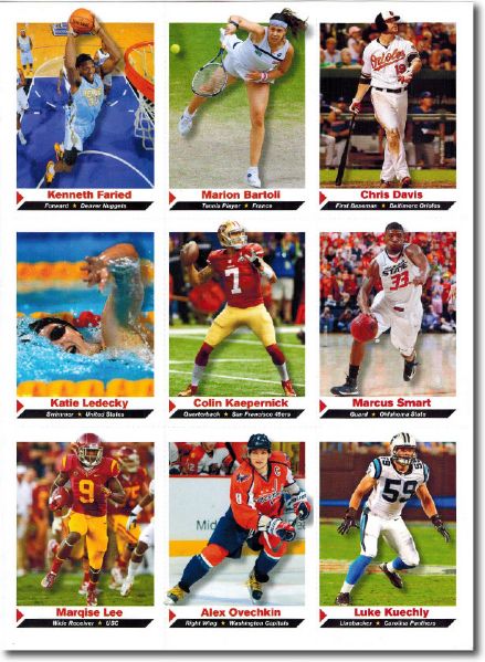 (25) 2013 Sports Illustrated SI for Kids #272 MARION BARTOLI Tennis Rookie Cards