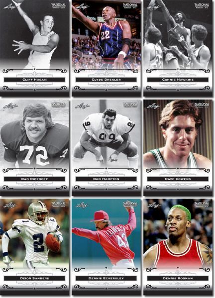 2012 LEAF National Convention EXCLUSIVE Hall of Fame NSCC Promo Set * 98 Cards!