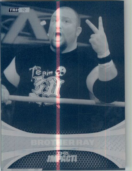 2009 TriStar TNA WWE Impact BROTHER RAY #09 Printing Press Plate 1/1