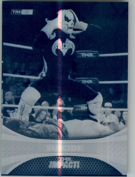 2009 TriStar TNA WWE Impact SUICIDE #13 Printing Press Plate 1/1