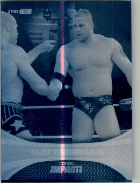 2009 TriStar TNA WWE Impact MATT MORGAN #18 Printing Press Plate 1/1