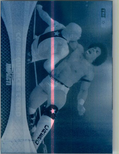 2009 TriStar TNA WWE Impact CONSEQUENCES CREED #37 Printing Press Plate 1/1