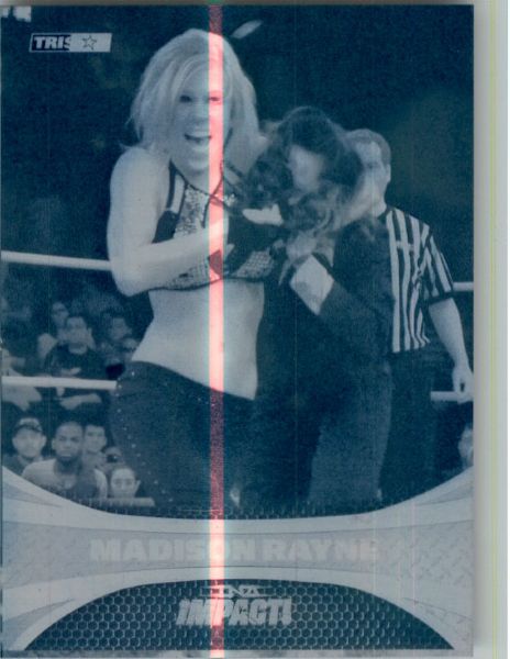 2009 TriStar TNA WWE Impact MADISON RAYNE #55 Printing Press Plate 1/1
