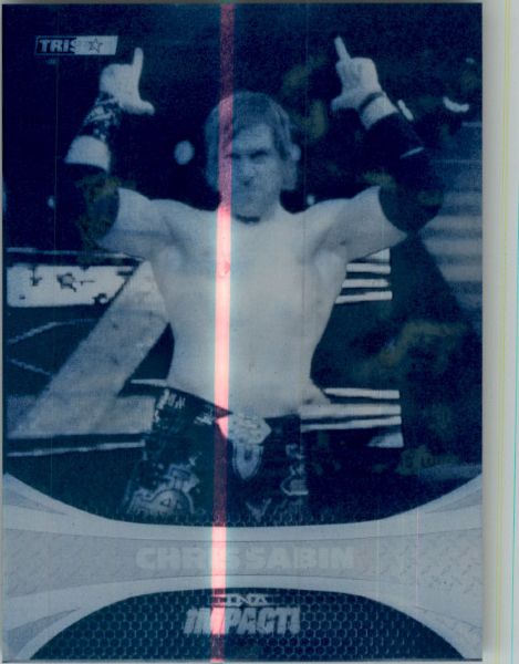 2009 TriStar TNA WWE Impact CHRIS SABIN #56 Printing Press Plate 1/1