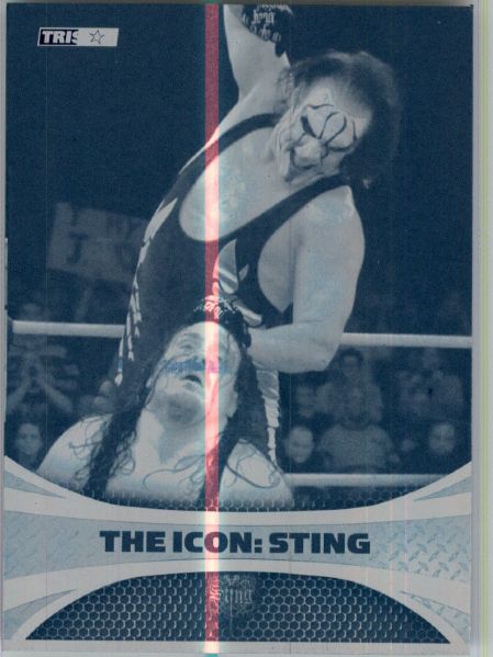 2009 TriStar TNA WWE Impact THE ICON: STING #71 Printing Press Plate 1/1