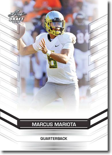 10-Ct-Lot MARCUS MARIOTA #1 2015 Leaf NFL Draft Rookie WHITE Football RCs 
