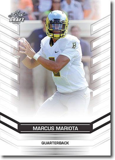 10-Ct-Lot MARCUS MARIOTA #2 2015 Leaf NFL Draft Rookie WHITE Football RCs 