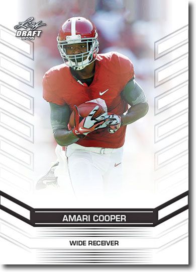 25-Ct-Lot AMARI COOPER 2015 Leaf NFL Draft Rookie WHITE Football RCs 