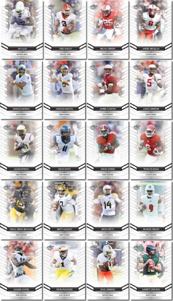 2015 Leaf NFL Draft Rookie 20-Card Football Set w/ Mariota Winston Gurley Gordon