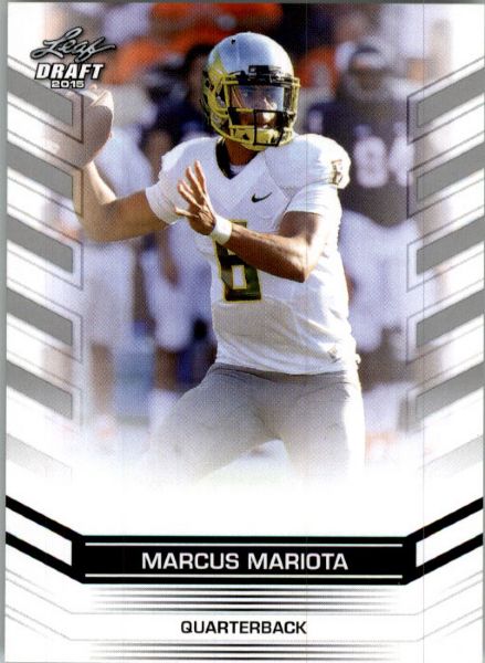 MARCUS MARIOTA #1 2015 Leaf NFL Draft Rookie SILVER Football RC #/500 