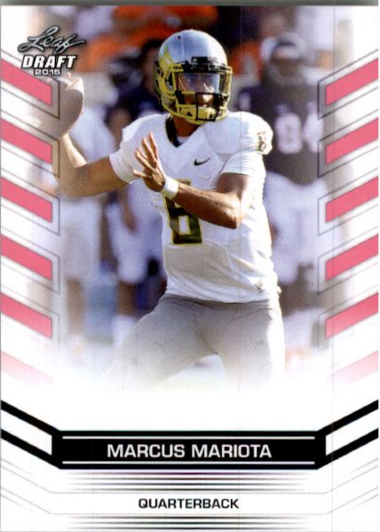 MARCUS MARIOTA #1 2015 Leaf NFL Draft Rookie PINK Football RC #/200 