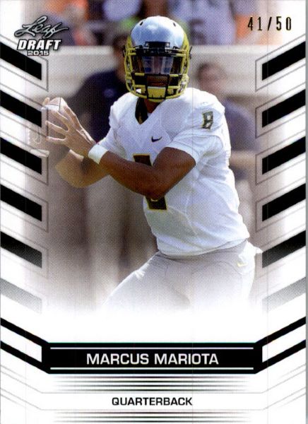 MARCUS MARIOTA #2 2015 Leaf NFL Draft Rookie BLACK Football RC #/50 