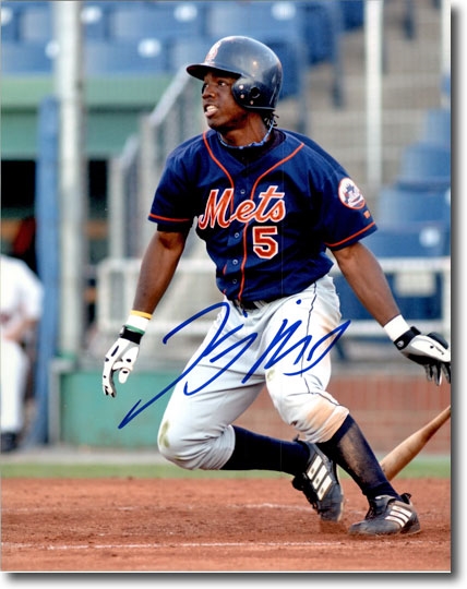 LASTINGS MILLEDGE 2002 Certified Autograph Rookie Auto 8x10 Photo METS