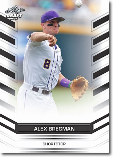 5-Count Lot ALEX BREGMAN 2015 Leaf Draft Baseball Rookies