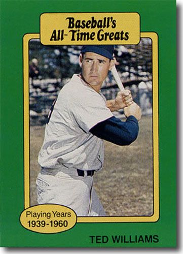 25-Count Lot 1987 TED WILLIAMS Hygrade All-Time Greats