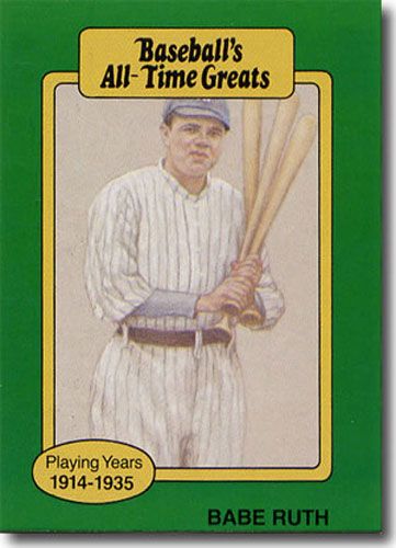 5-Count Lot 1987 BABE RUTH Hygrade All-Time Greats