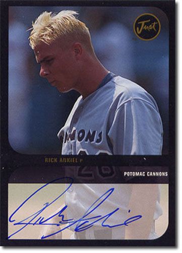 1999 Rick Ankiel Autograph Rookie BLACK Auto RC #/50