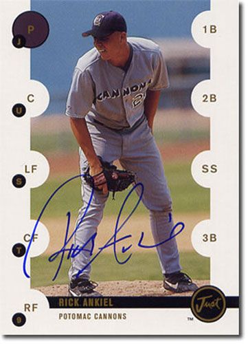 1999 Rick Ankiel Just Nine Autograph Rookie Mint Auto RC #/100