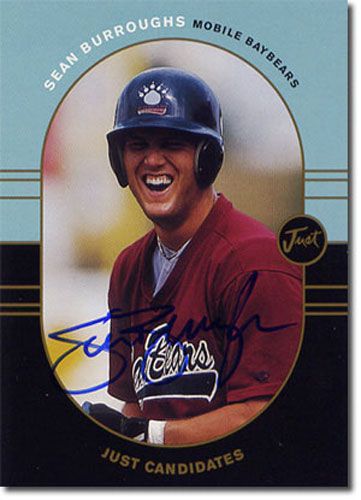 1999 Sean Burroughs Just Candidates Autograph Rookie Mint Auto RC #/100